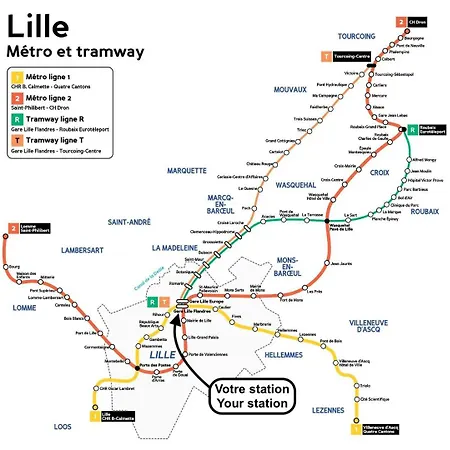 Hypercentre - And Equipped Studio! דירה